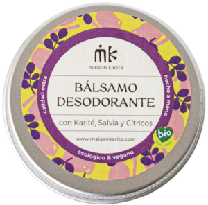 Bálsamo Desodorante con Karité, Salvia y Cítricos
