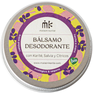 Bálsamo Desodorante con Karité, Salvia y Cítricos
