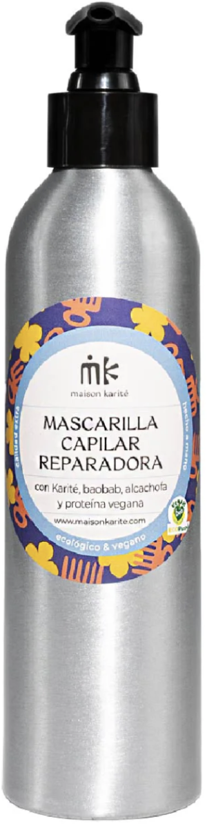Mascarilla capilar Reparadora con Karité, Baobab y Proteína vegana