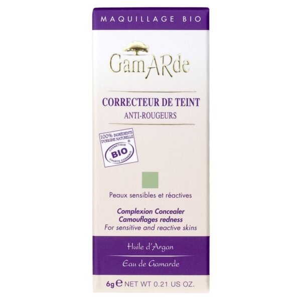 Corrector antiojeras y antirojeces verde